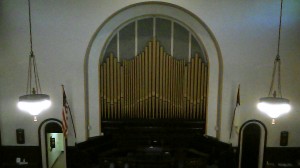 High View of Organ