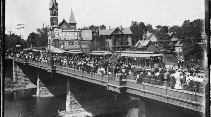 Court Street Bridge Binghamton circa 1900